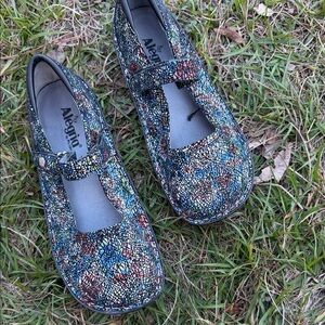 Alegria Women's Mosaic Mary Jane Flats